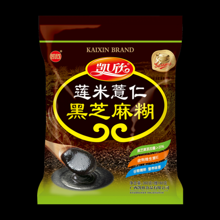 莲米薏仁黑芝麻糊