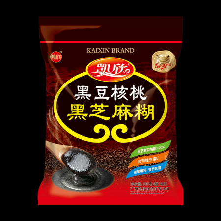 黑豆黑桃黑芝麻糊